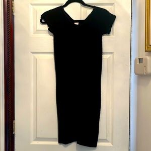 Little black stretch dress.